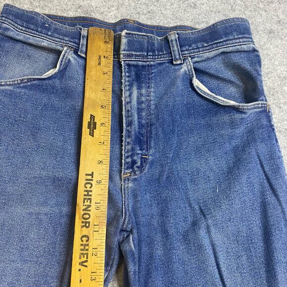 Men's vintage Wranglers faded pleaded straight leg cowboy‎ Western 28x26 stretch - Picture 12 of 13